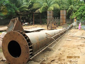 Chimney supplied for Boiler